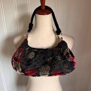 Vintage 90s/Y2K Whimsygoth Burnt Velvet Purse